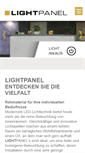 Mobile Screenshot of lightpanel.eu