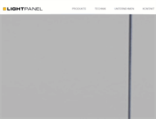 Tablet Screenshot of lightpanel.eu
